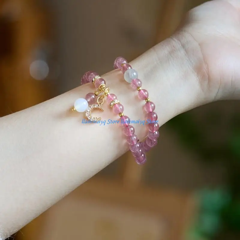 573b-educational-natural-beads-chain-bracelet-featuring-unique-mineral-textures-for-authentic-beauty-and-cultural-appeal