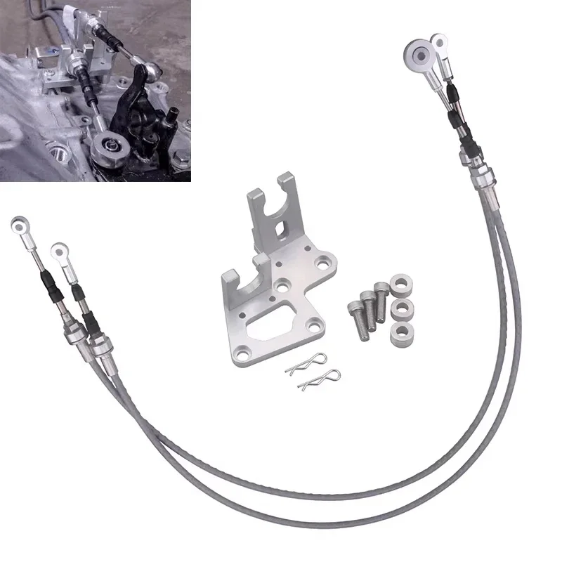 

RSX Shifter Cables and Trans Bracket Linkage For RSX K20 K20A K24 K Series EG EK DC2 Race Type-S & K-Swap Vehicles