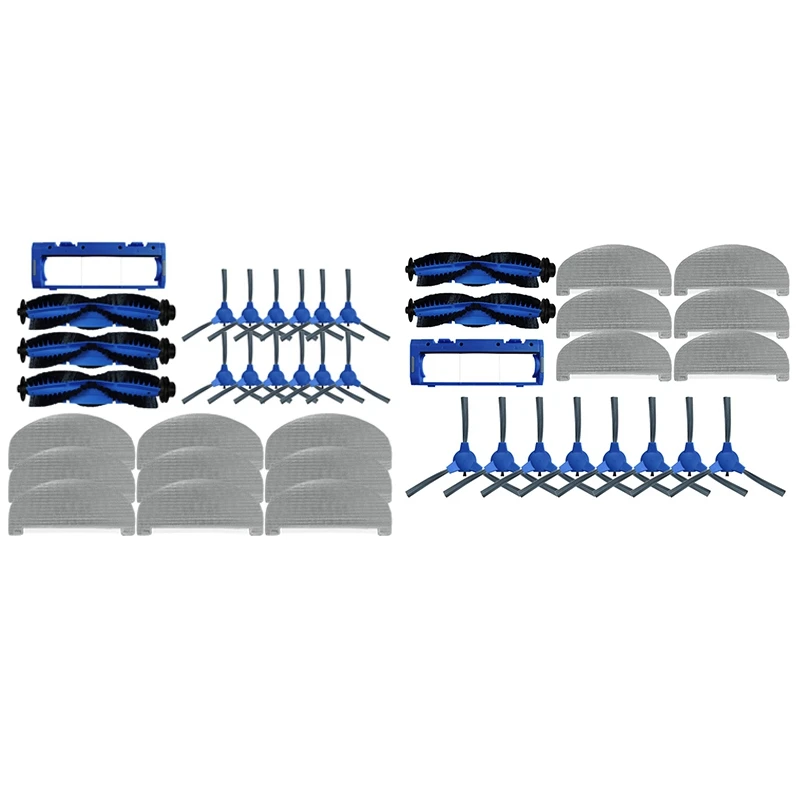 

For Eufy G40/G40 Hybrid Main Roller Brush Side Brush Mop Cloths Brush Cover Spare Parts Accessories 25PCS