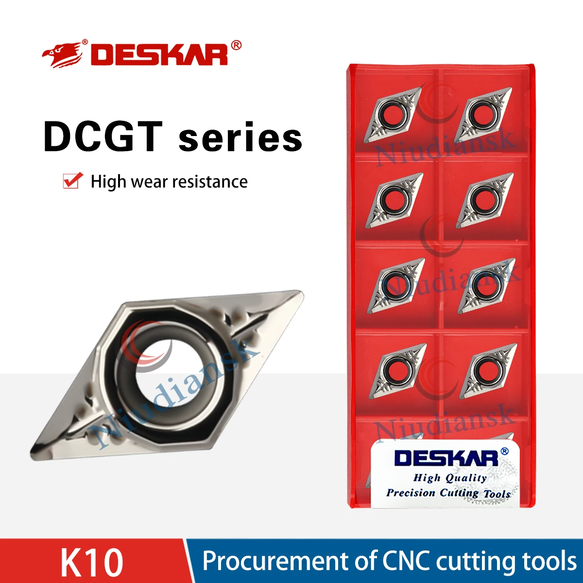 

DCGT070202 DCGT070204-AL K10 DCGT11T304 DCGT11T308-AL K10 Токарный станок с ЧПУ Внутреннее отверстие Алюминий Токарный инструмент Обработка лезвий Алюминий