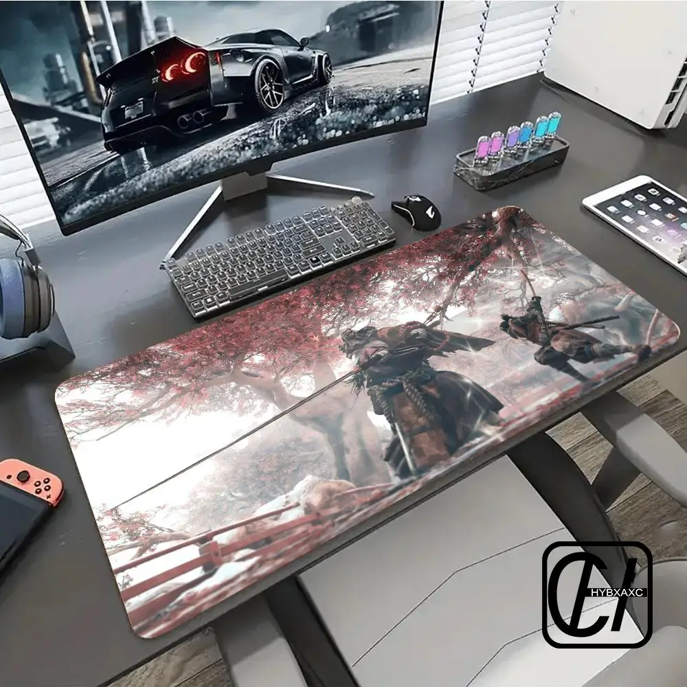 

Shadows Die Twice Computer Mouse Pad Sekiro Gaming Mousepad Large Mouse Mat Gamer XXL Carpet PC Desk Mat Keyboard Rug HYBXXC
