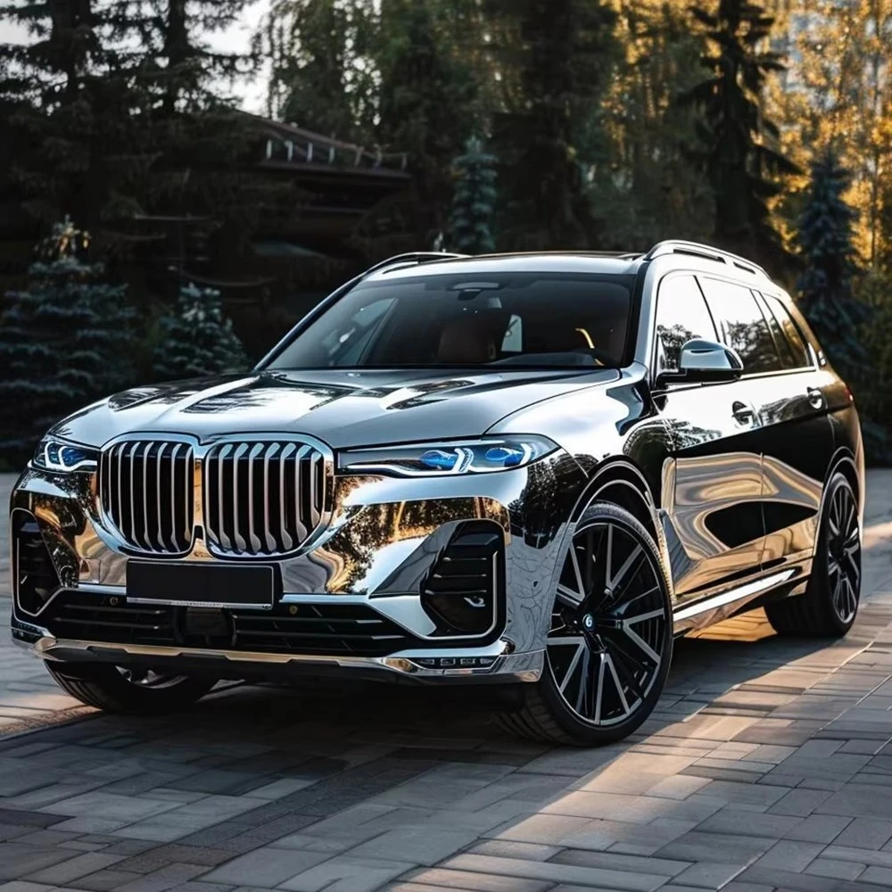 

Высококачественная хромированная пленка для оклейки авто 1.52x17м, без пузырьков воздуха, с эффектом зеркала, серебристая, эластичная