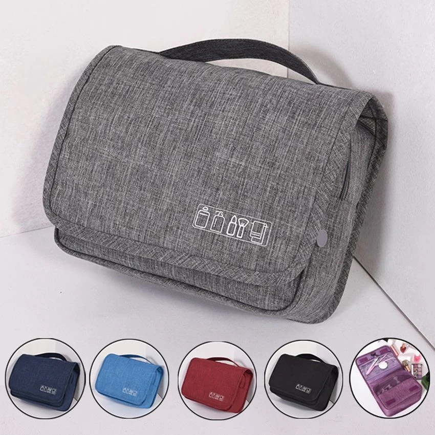 

Fashion Travel Portable Storage Bag Cosmetic Bag Waterproof Fabric Makeup Case Multifunction Business Trip Handbag Tote Bag