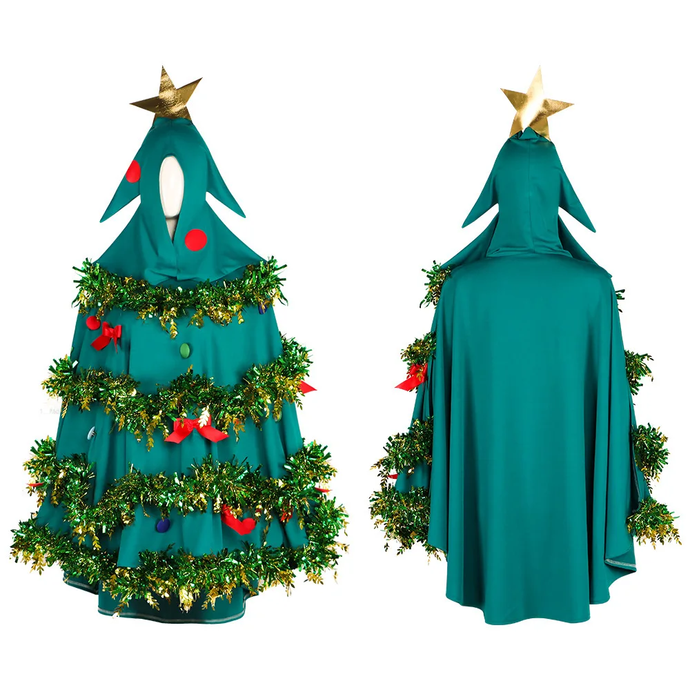 Cisas Tree Cosplay Traje Robe com capuz Desempenho de palco loween Roupa étnica feminina Coleção de inverno 7% - 80%...