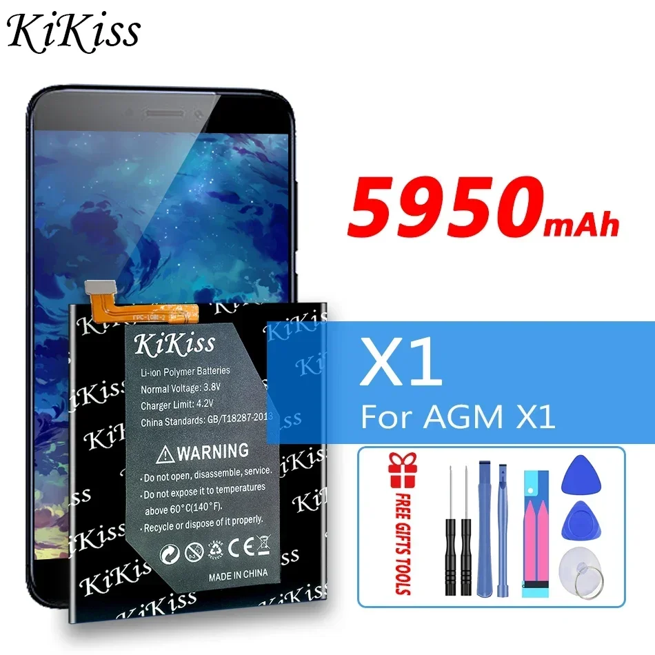 

Аккумуляторная батарея 5950 мАч KiKiss для AGM X1 AGMX1 X 1