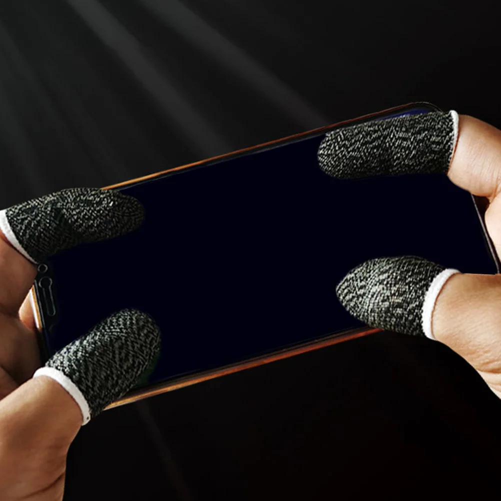 

10pcs Anti-Sweat Sleeves For Gaming Touchscreen Game Controller Thumb Enhanced Grip Comfortable Game Finger Sleeve Touch Screen