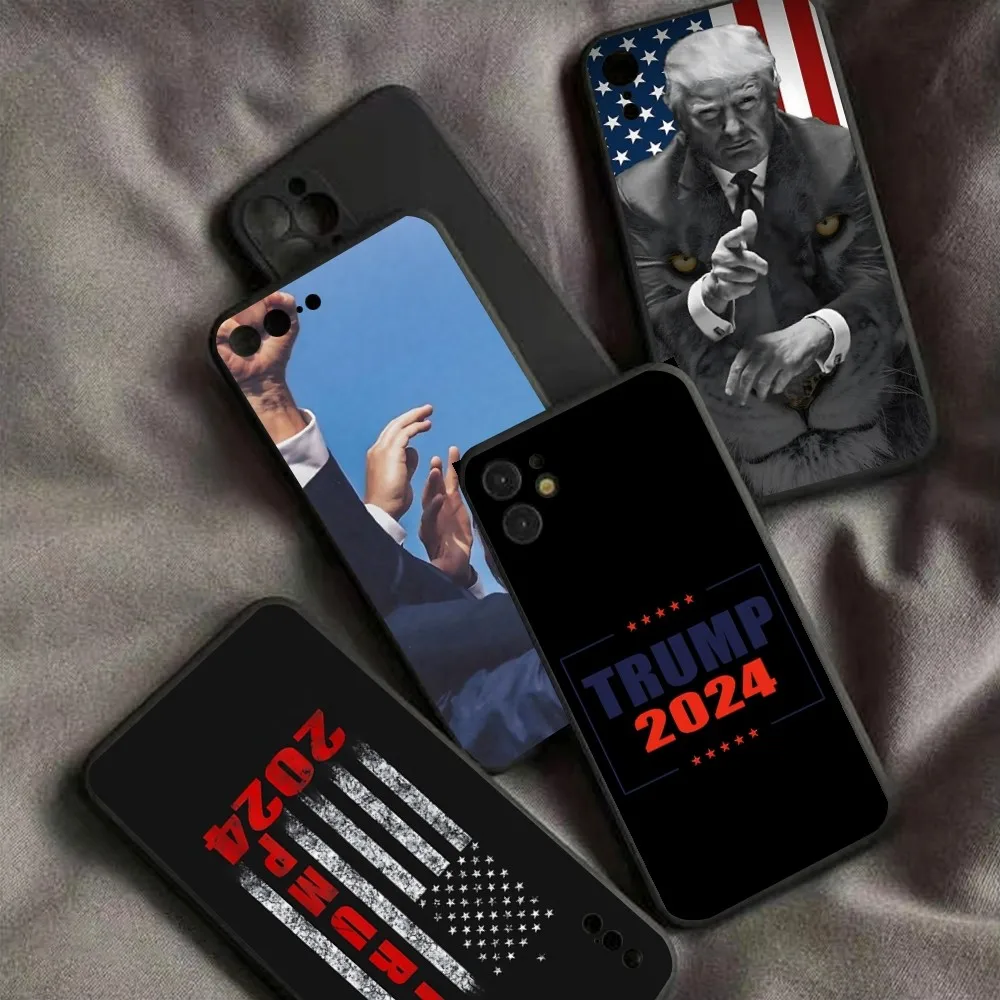 Donald Trump 2024 Phone Case For Iphone 15 11 13 14 Pro Max 7 8 Plus X Xr Xs Max 16pro 12mini Cover Case