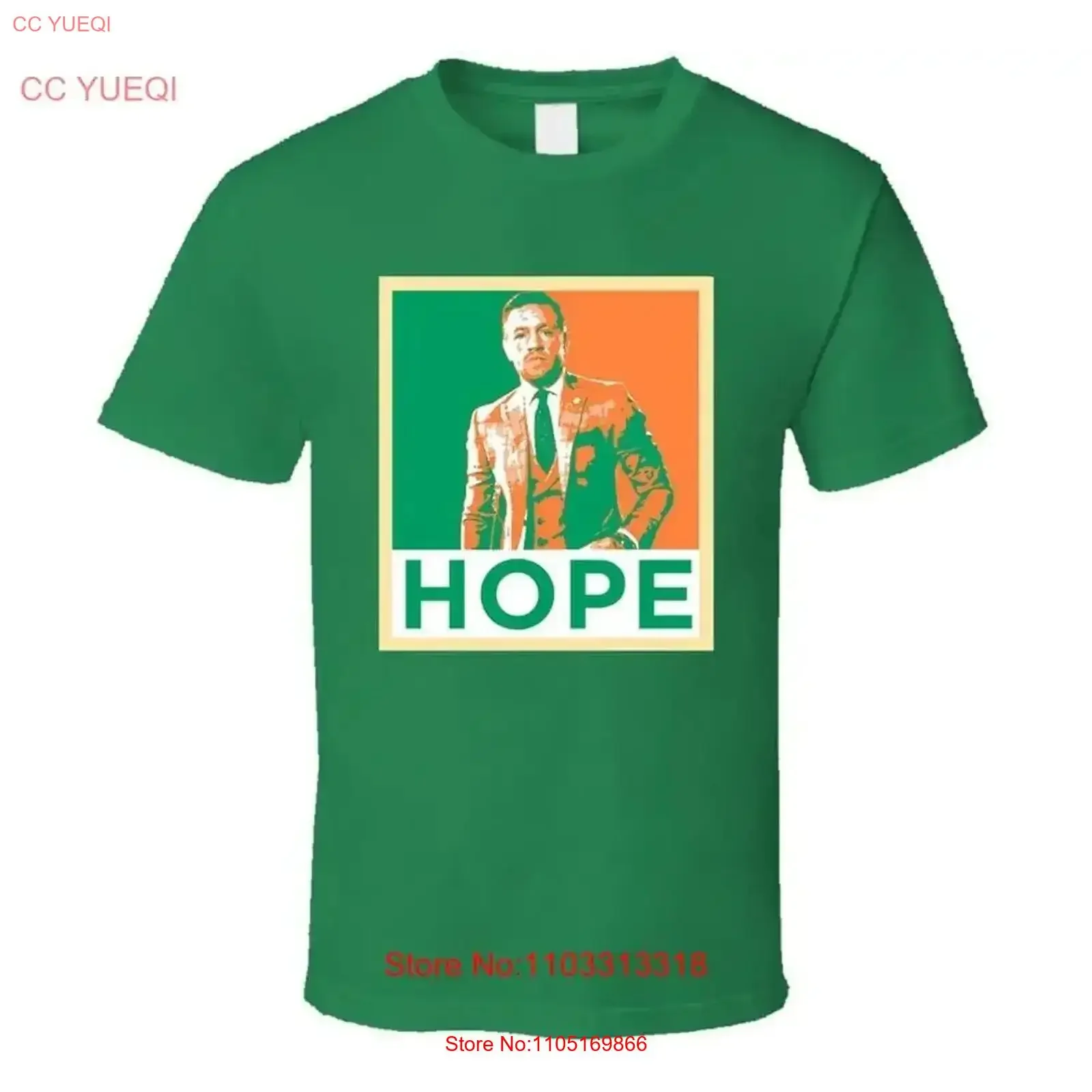 تي شيرت Conor Mcgregor President Of Ireland Hope تي شيرت عتيق مغسول للارتداء اليومي ملابس شارع ناعمة مريحة وممتدة