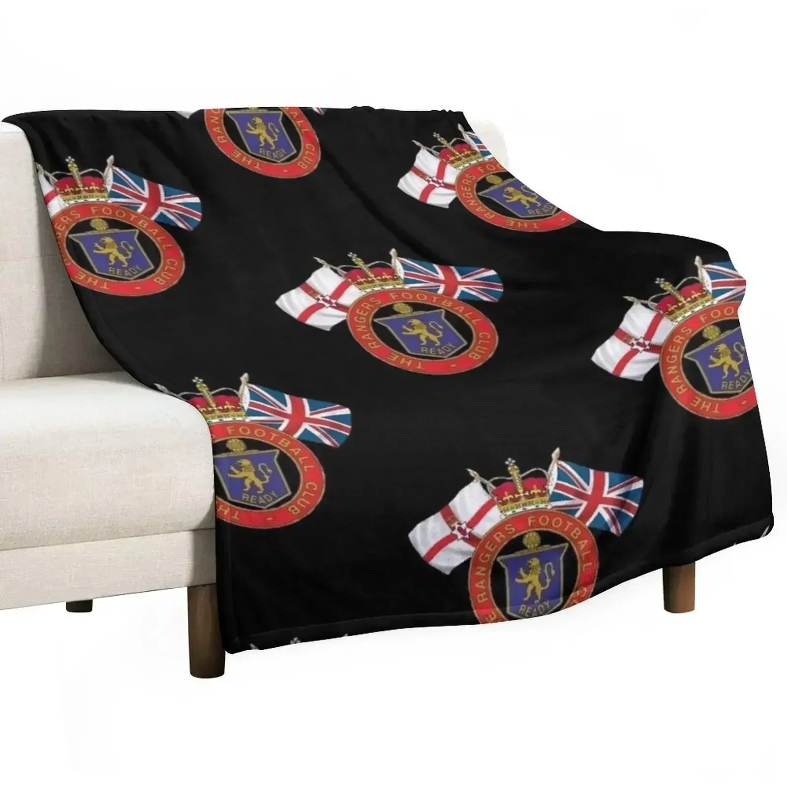 New The Rangers Football Club Throw Blanket Giant Sofa Decorative Sofa anime Plaid Blankets