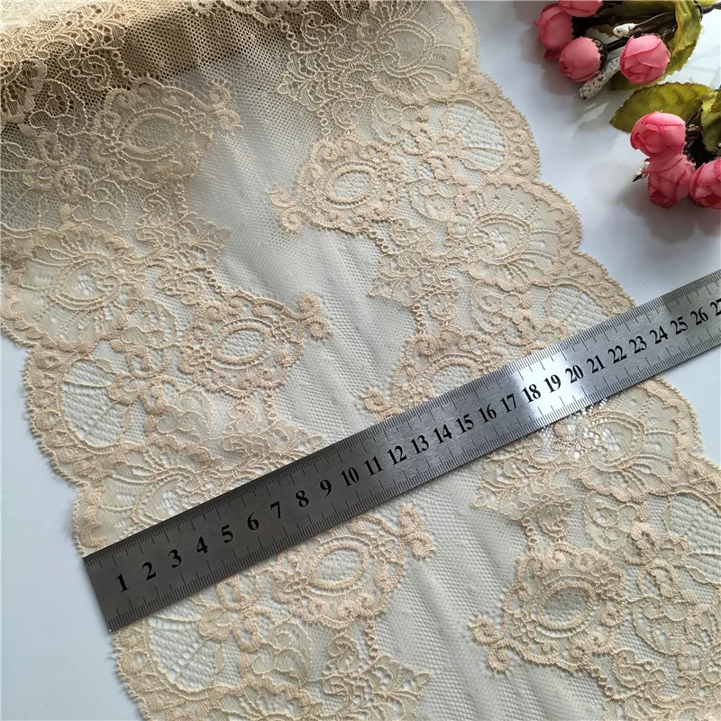 2023 24CM   Lace Is Used For Lingerie Decoration With Elastic And Lovely Llight-colored Lace  E1780