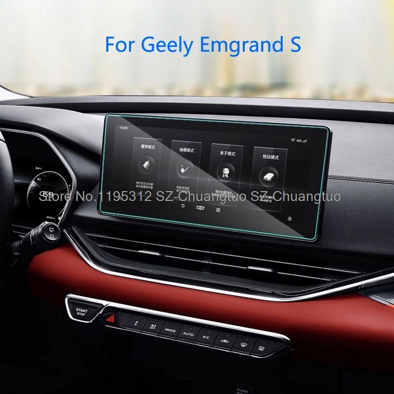 

Защитная пленка из закаленного стекла для Geely Emgrand S 2021, автомобильная GPS-навигация, ЖК-экран, пленка против царапин, аксессуары