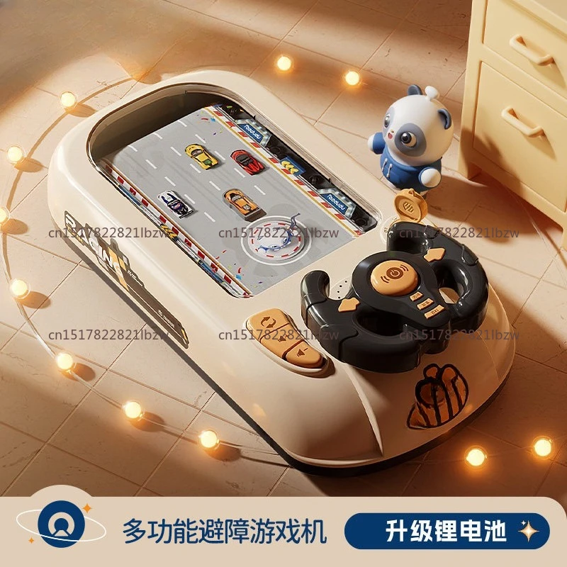 Racing Adventure Children's Music Steering Wheel Electric Table Game Machine Avoiding Simulated Driving Educational Toys