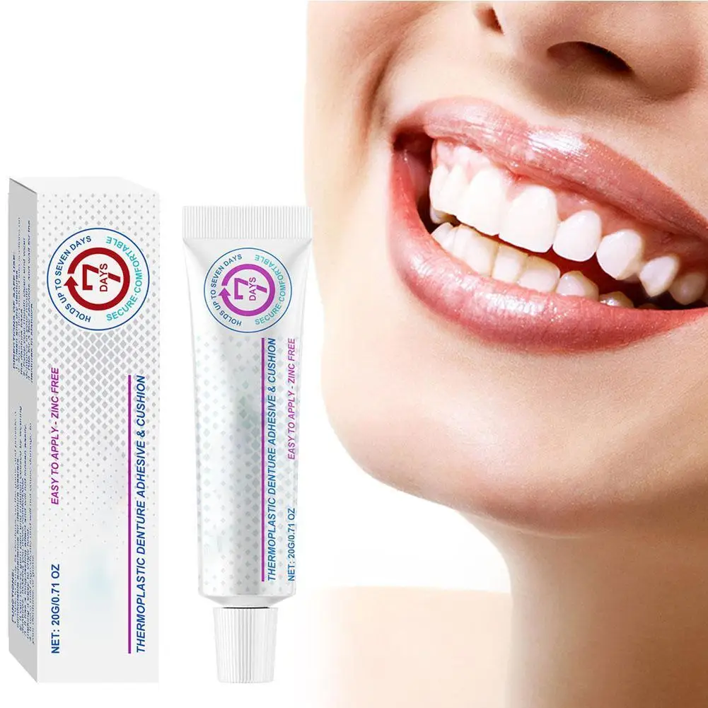 Seamless Fit Thermoplastic Denture Adhesive Comfortable Reusable Oral Health Care Long Lasting Portable Denture Care