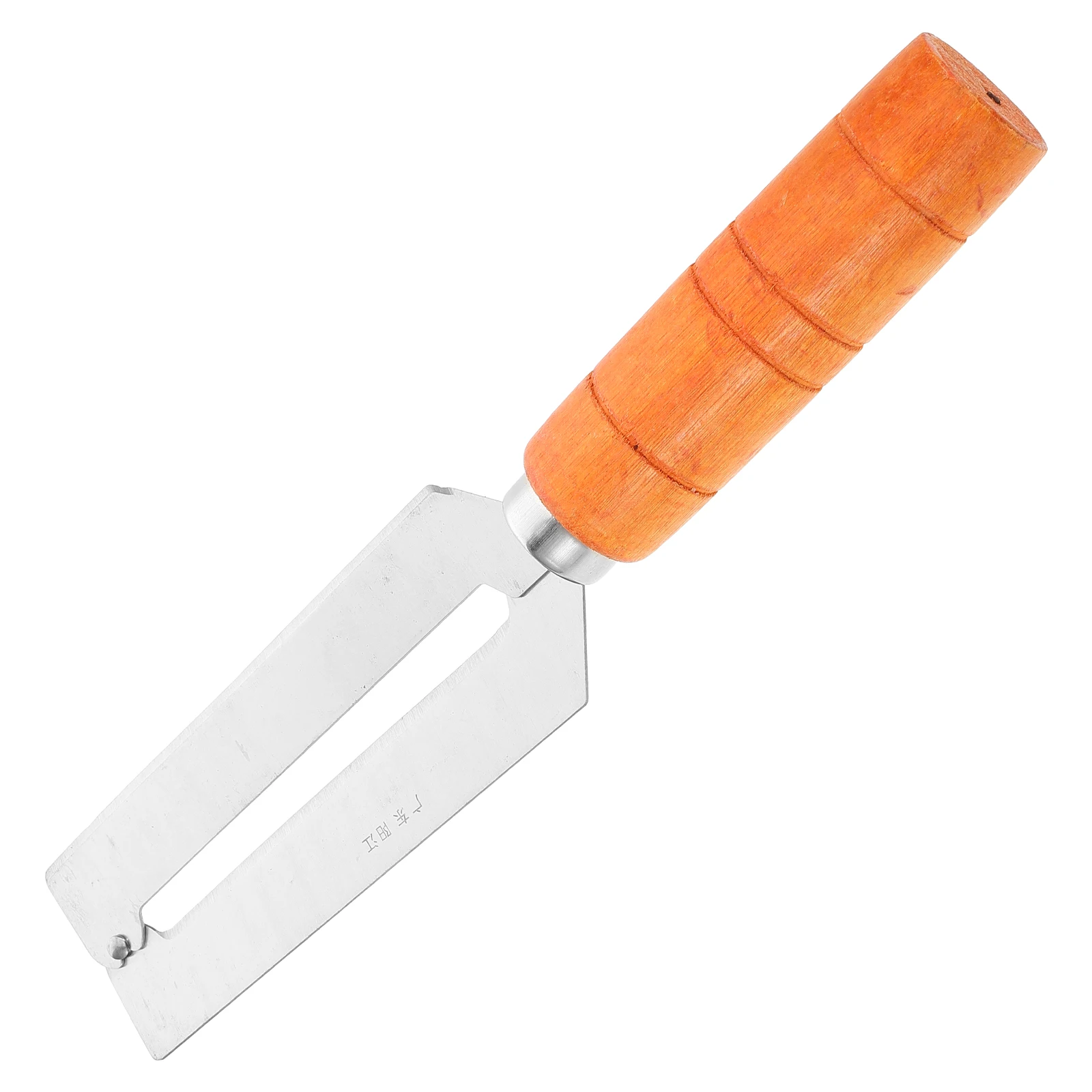 

Stainless Steel Peeler Multifunctional Fruit Potato Vegetable Scraper Ergonomic Wooden Handle Non Slip Design Kitchen Tool
