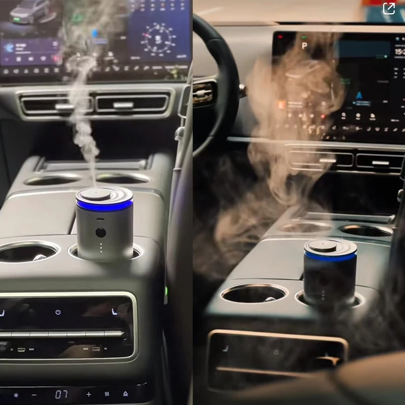 Mini difusor de aroma portátil de lujo comercial, máquina de aroma sin agua para coche de aceite esencial
