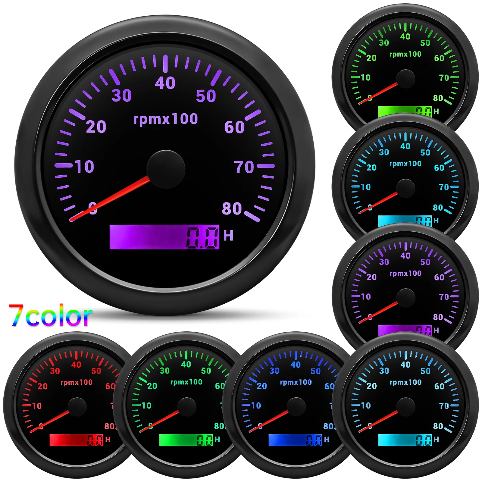 Round Auto RPM Tachometer 8000 - Light Meter Incident review and price
