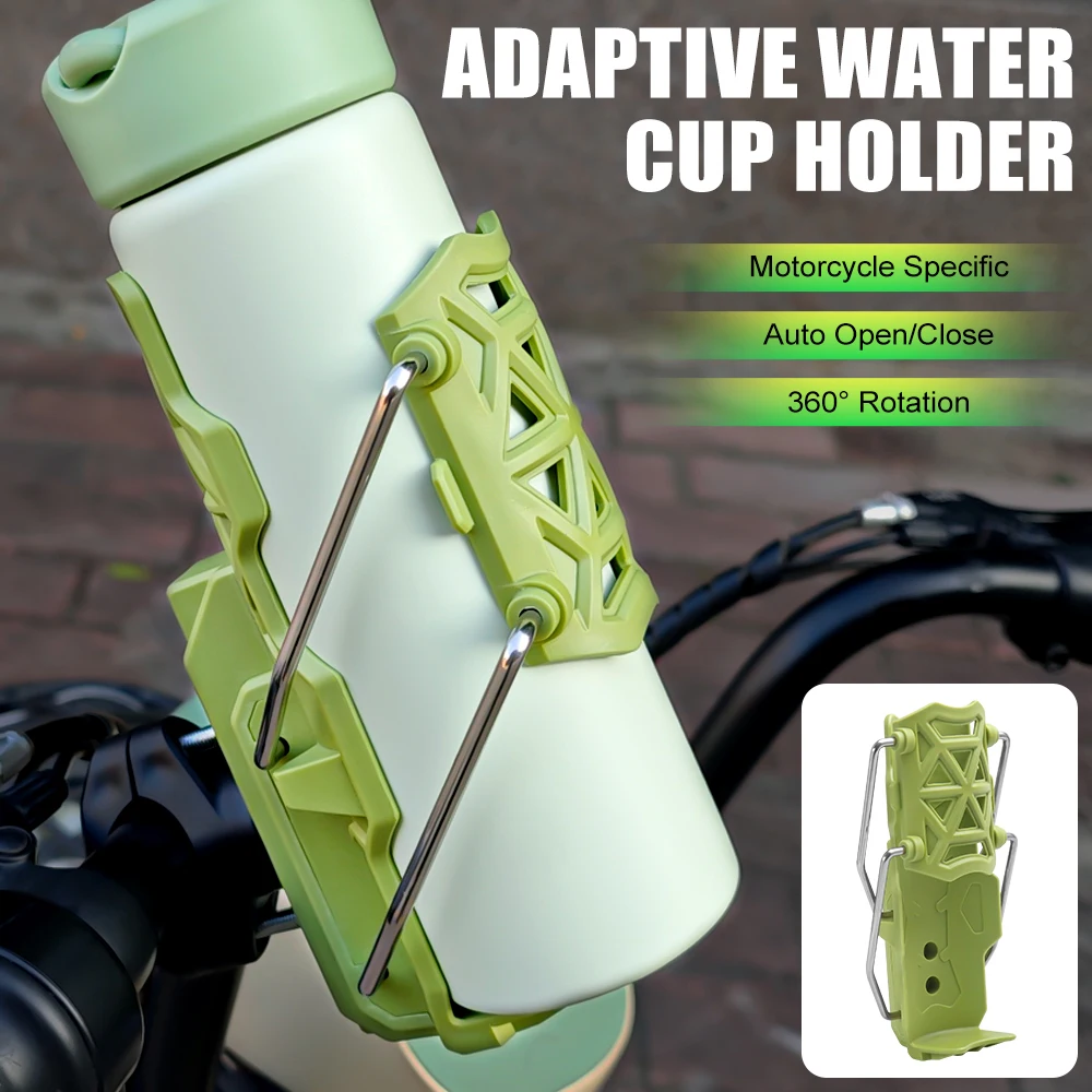

Motorcycle Cup Holder 360° Adjustable Universal Handlebar Cup Cage Motorcycle Water Bottle Holder for MTB Motorbike Accessories