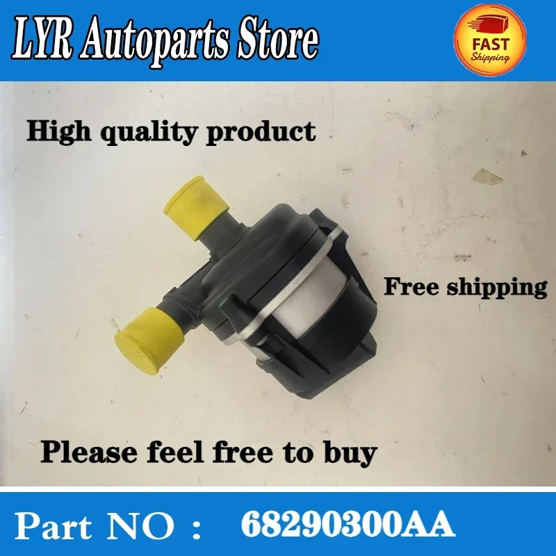 High Quality For 2018-2024 Jeep Wrangler JL 2.0L Auxiliary Coolant Water Pump 68290300AA 68259097AA car accessories