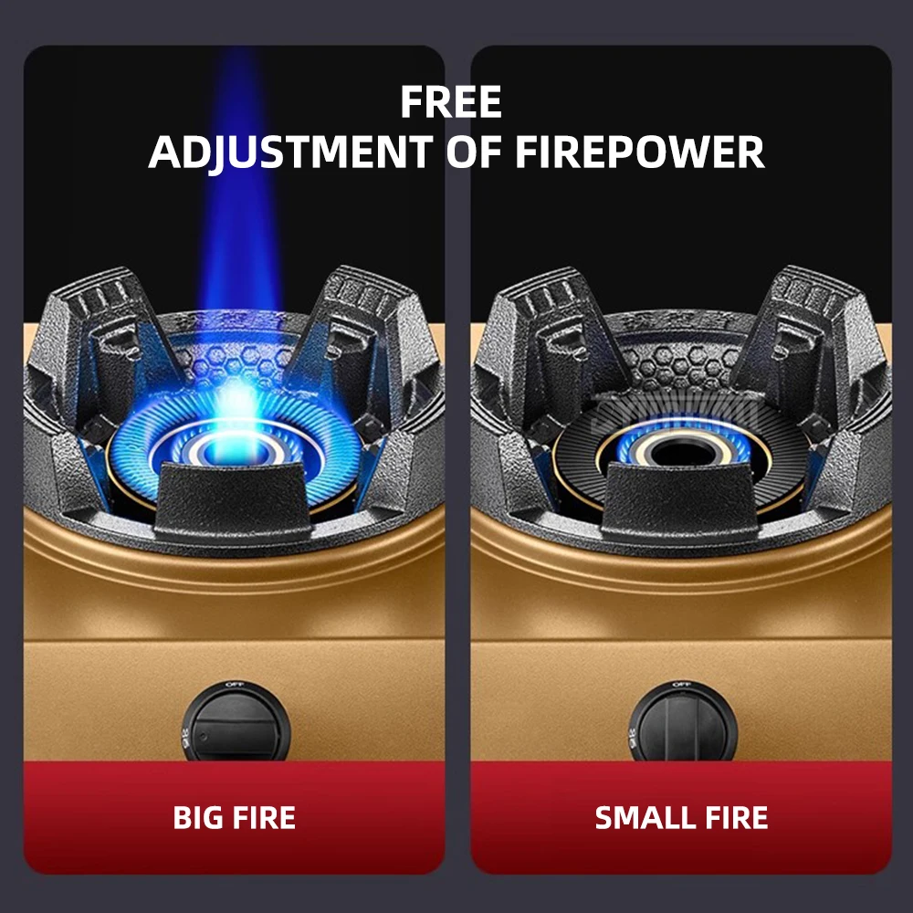 Household Single Stove Fierce Fire Gas Stove Windproof Gas Stove Desktop Cooktop Rechaud A Gaz