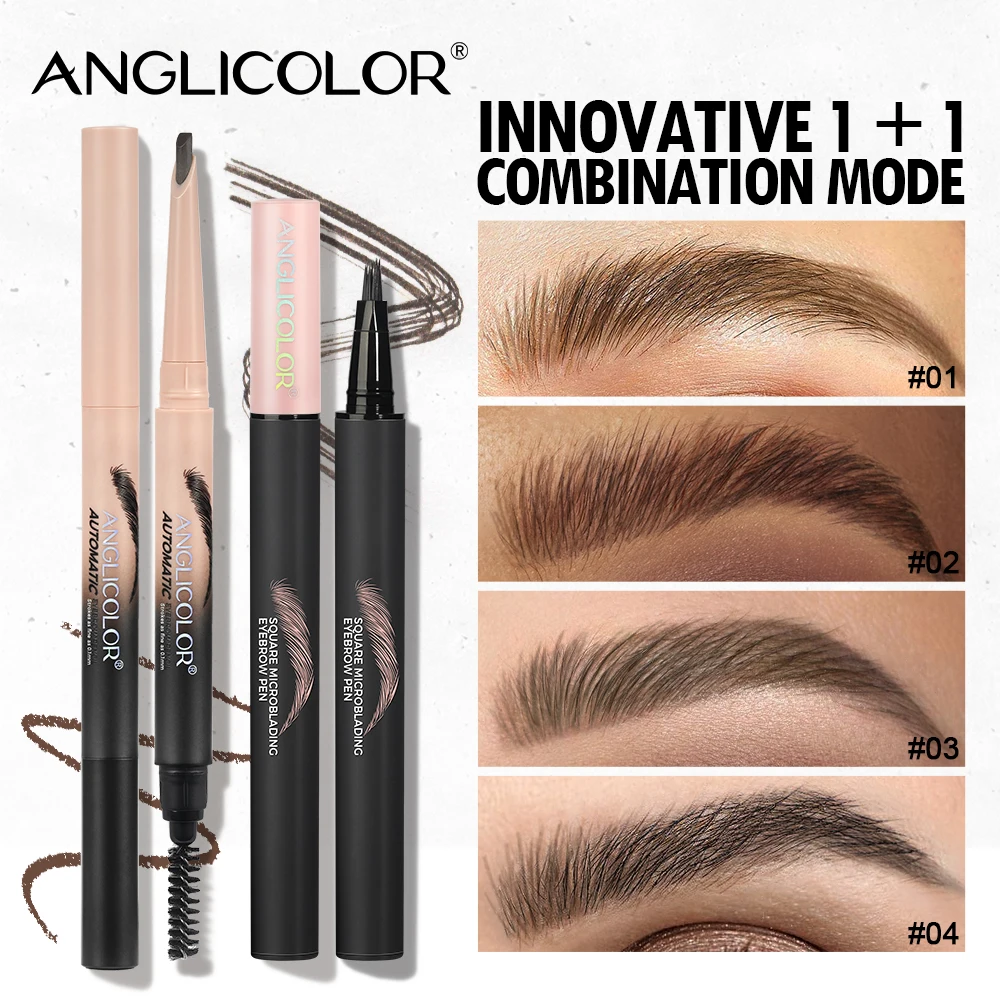 Crayon à sourcils, crayon fendu liquide imperméable sans taches