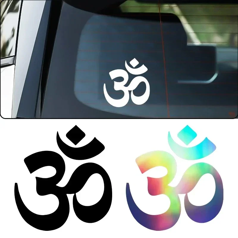 Om Symbol Namaste Yoga Waterproof Vinyl Sticker Decal For Motorcycle Helmet Tank Fairing Car Window Bumper Laptop Decor