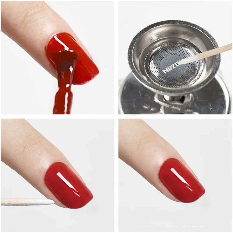 500-100 個白い爪木綿棒クリーンスティック木製綿ヘッドマニキュアメイククリーンツールマニキュアリムーバー用