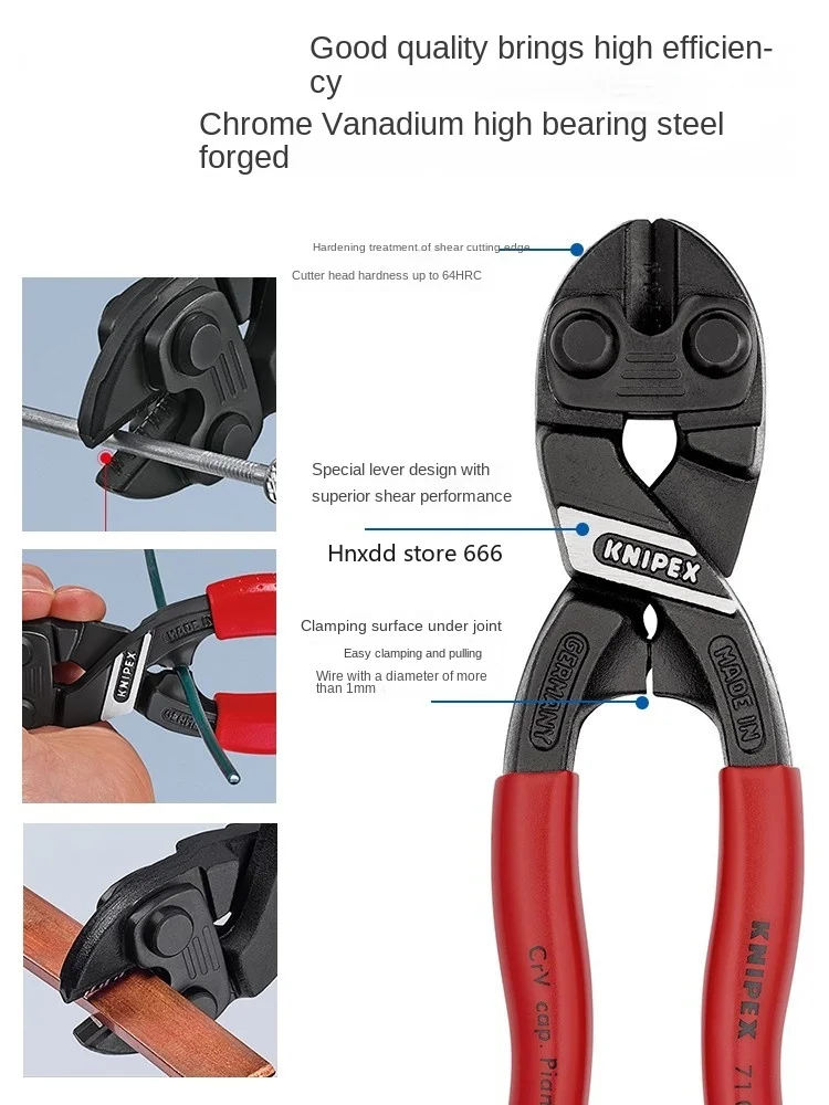 Strong wire cutters