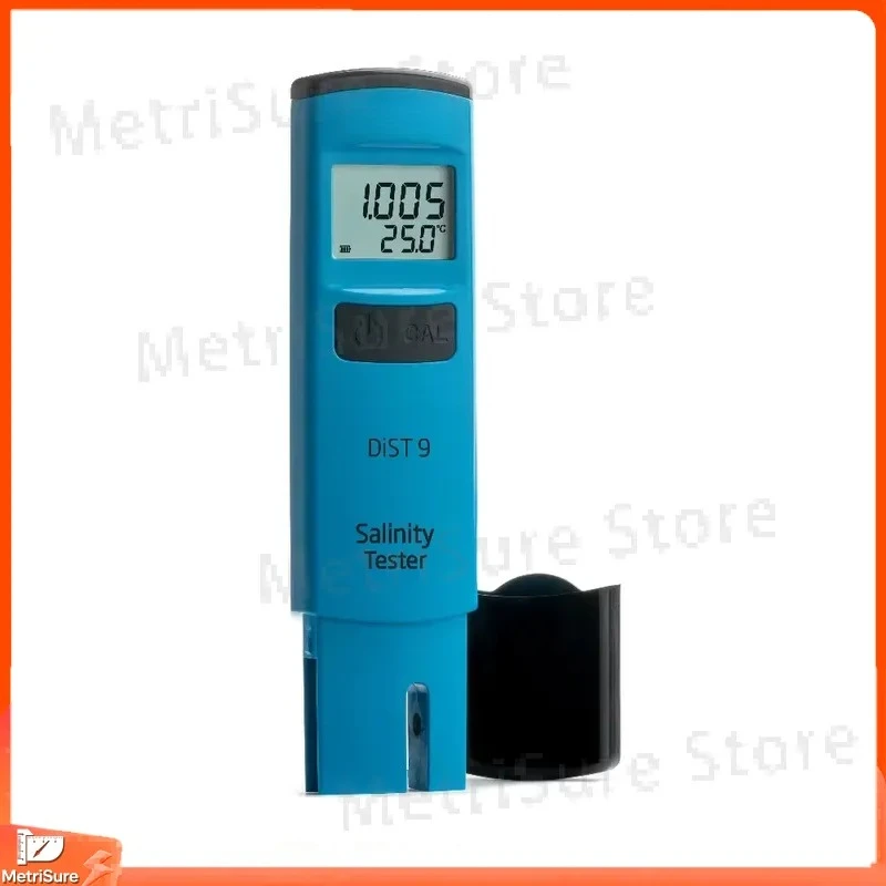 Waterproof Salinity Tester for Water Quality Testing Portable EC TDS Salt Meter with Calibration Kit for Aquarium