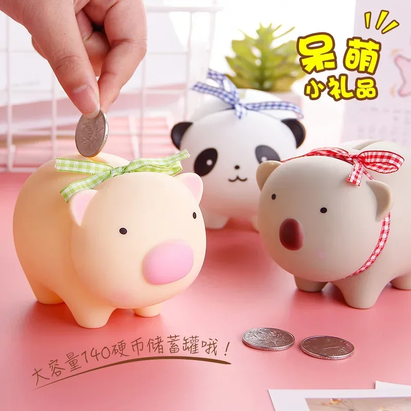 Small Piggy Bank Money Boxes Storage Kids Toys Home Decor Panda Money Saving Box for Coins Children Piggy Money Bank