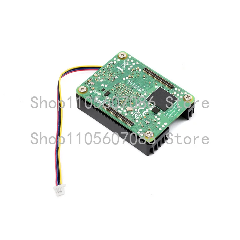 Suitable for Raspberry Pi CM5 Special Fan 5V PWM Cooling Fan with Aluminum Alloy Cooling Integrated Radiator 3007