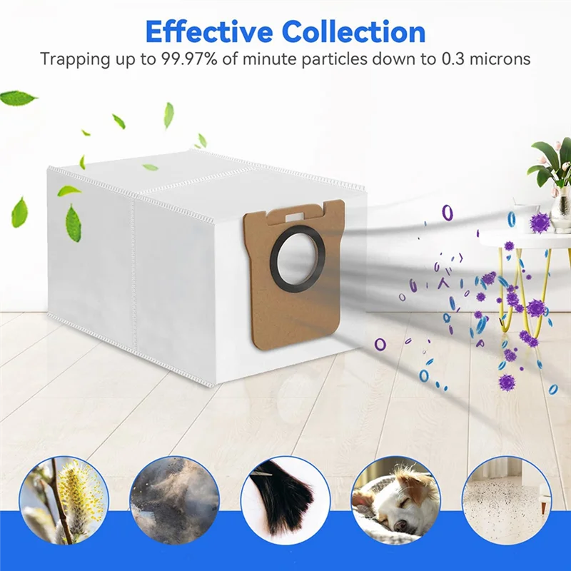 Keol-para xiaomi mijia x20 max d109gl peças de aspirador de pó x20pro d102gl peças rolo escova filtro mop almofadas sacos de pó