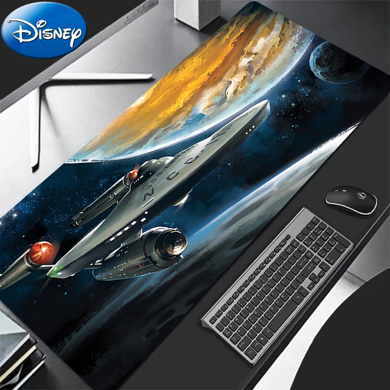 

Mouse Pad Professional eSports Game Players Speed Rubber Game Desk Mat Star Trek Spacecraft Mousepad Space Planet Keyboard Pad