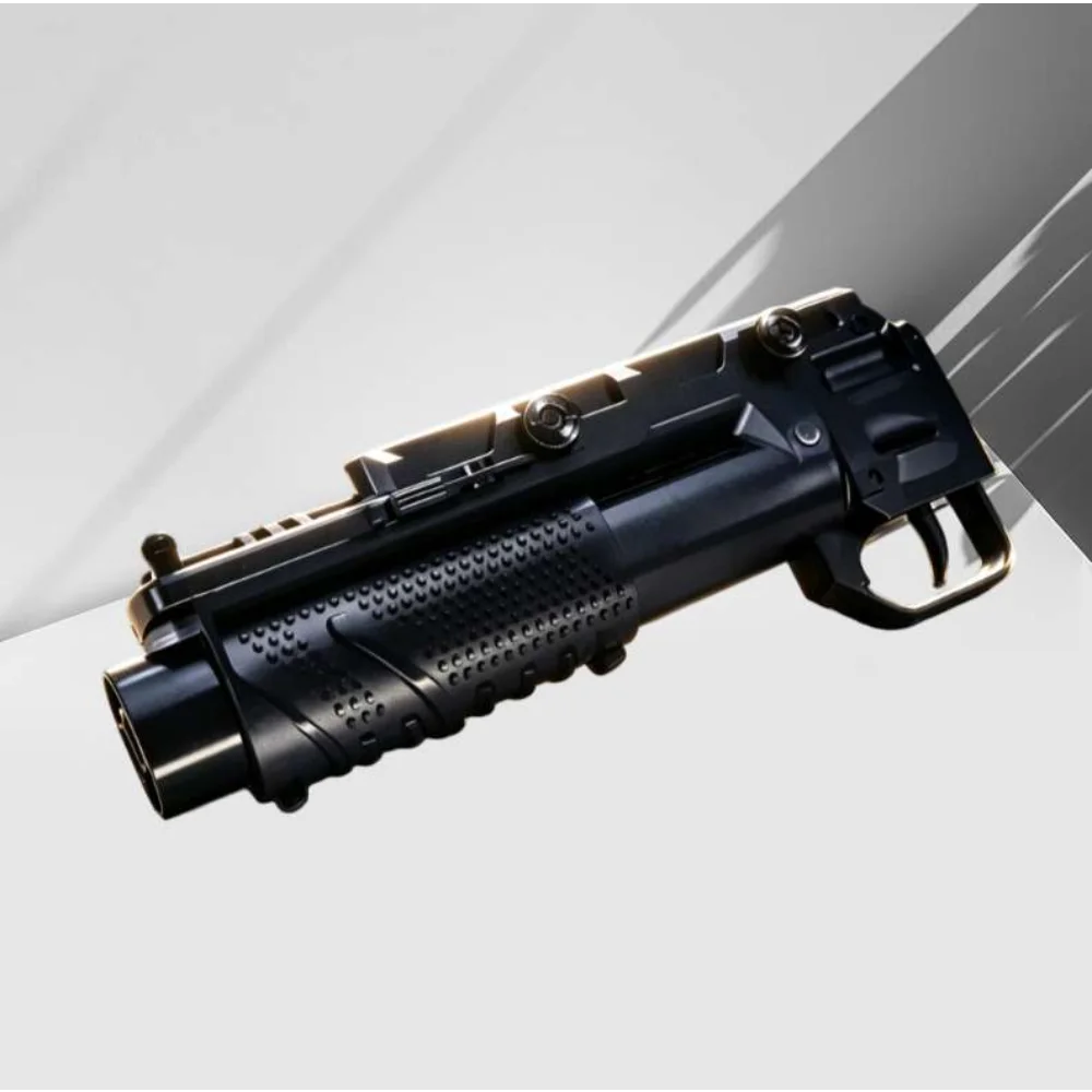 All-Purpose 20mm Rail Foam Soft Bullet Launcher Attachment Black Plastic Hobby Leisure Shooting Game Toy Kit