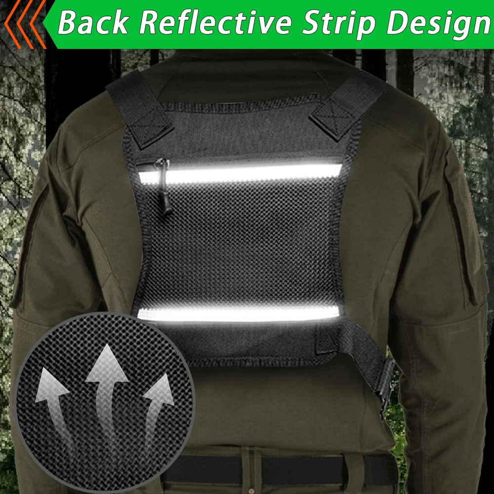 التكتيكية الصدر المشرف حقيبة مول ماج الحقيبة الصيد فائدة الصدر حزمة تلاعب الحقيبة EDC الأدوات المنظم #5