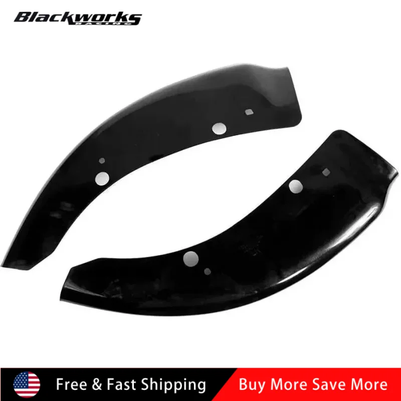 

2pcs Front Left + Right Bumper Lip Splitter Trim Cover For 2015-2022 Dodge Charger SRT Hellcat 2019-2022 Dodge Charger GT RT