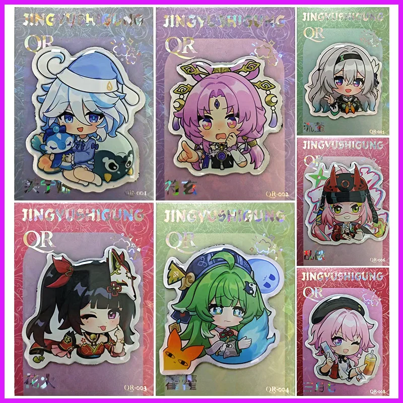 

Аниме История Богини Редкая QR Коллекционная карта 7 марта Рэппа Светлячок HuoHuo Sparkle Fu Xuan Furina Игрушки для мальчиков Подарок на день рождения