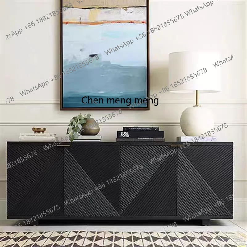 

Solid wood TV cabinet simple, entrance, storage, living room locker