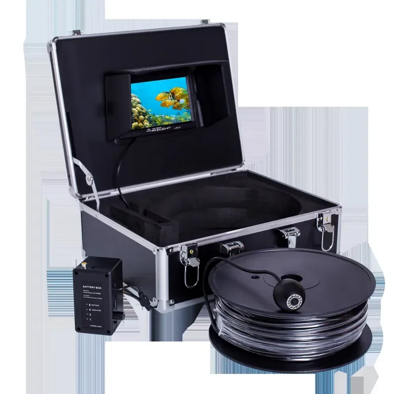 7 Inch HD Color TFT LCD Monitor 100m Long Range Underwater Fishing Camera Deeper Fish Finder With 1000TVL High Quality