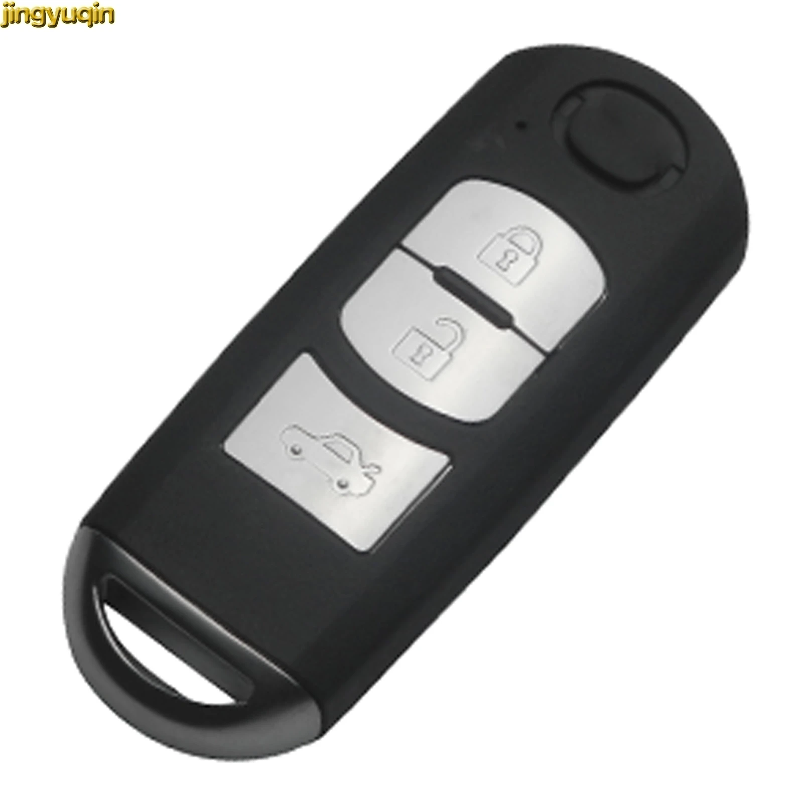 

Jingyuqin Smart Key Shell 433Mhz Chip ID49 for MAZDA CX-3 CX-5 Axela Atenza Model SKE13E-01 3 Buttons Remote Car Key Case Fob