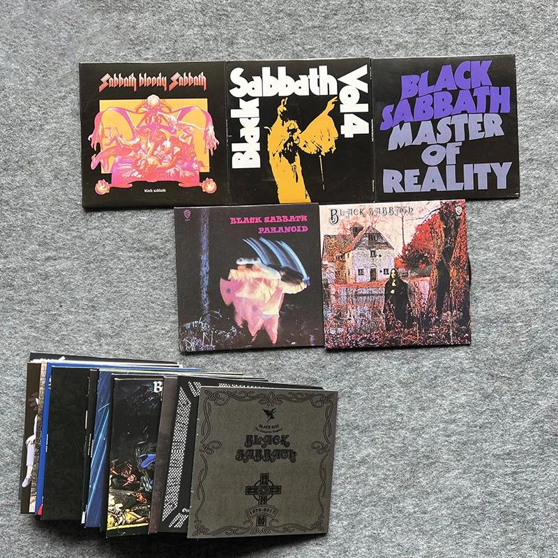 Black Sabbath Band Heavy Metal Rock Ozzy Osbourne Music CD Black Sabbath The Complete Album 21CD+1BD