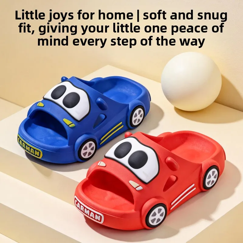 2026 Cartoon Slipper Fashion Girl Shoes Cute Car Anti Slip Kid Slippers Classic Light Boy Shoe Casual Home Sandal