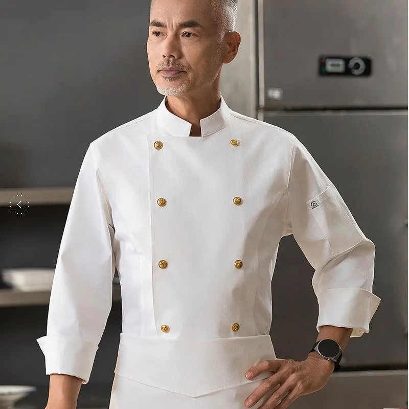 restaurant-chef's-workwear-for-men-cotton-long-sleeve-hotel-executive-chef-autumn-and-winter-work-uniform