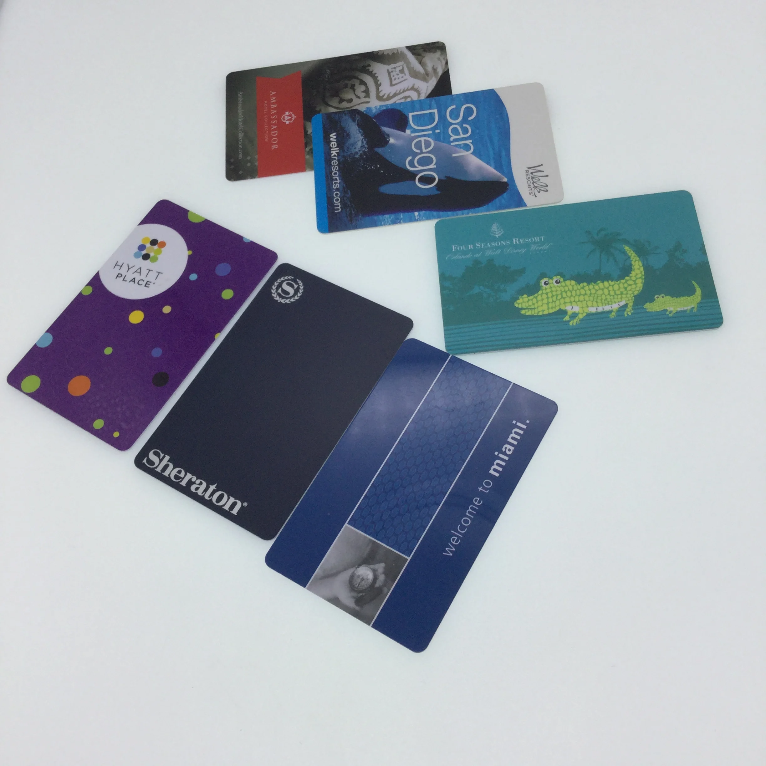 custom. Wholesale Printing Rfid Chip Membership Hotel Key Access Door Card With Magnetic Stripe