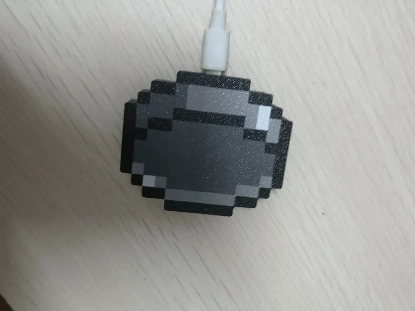 

Anime My Worlds Compass Pixel Wind Peripheral 3D Printing Magnetic Movable Keychain Pendant Gift MC MY WORLD Real-World Use Gift