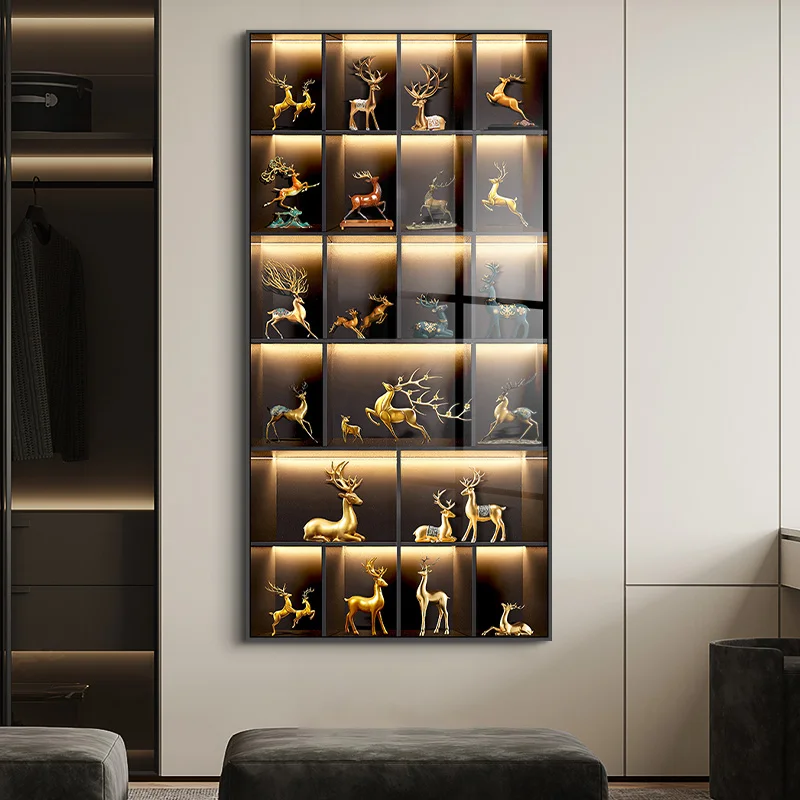 New LED Crystal Porcelain Wall Lamp For Indoor Wall Light Sconces Home Decoration Items Wall Lamp Living Room Corridor Kitchen