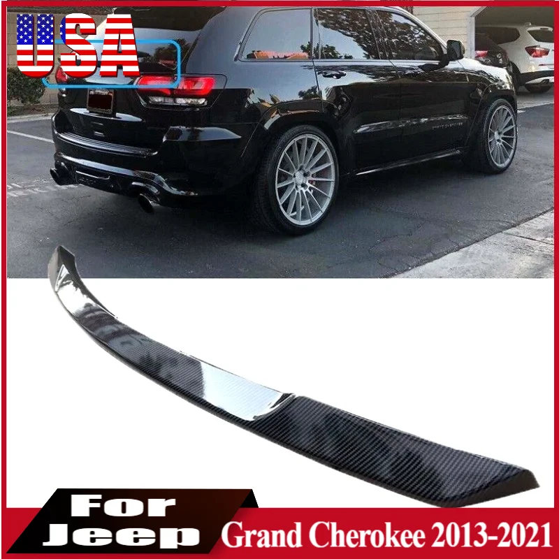 

Rear Mid Spoiler Wing For Jeep Grand Cherokee WK2 SRT8 TRACKHAWK 2013-2021 Car Rear Trunk Lid Spoilers Center Tail Wing