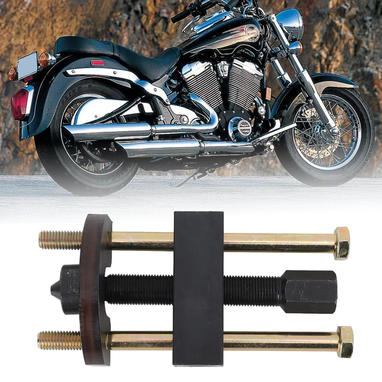 

10PCS Mainshaft Bearing Inner Installer Puller Tool 34902 84 Fit for Big Twins 5 and 6 Speed Transmissions