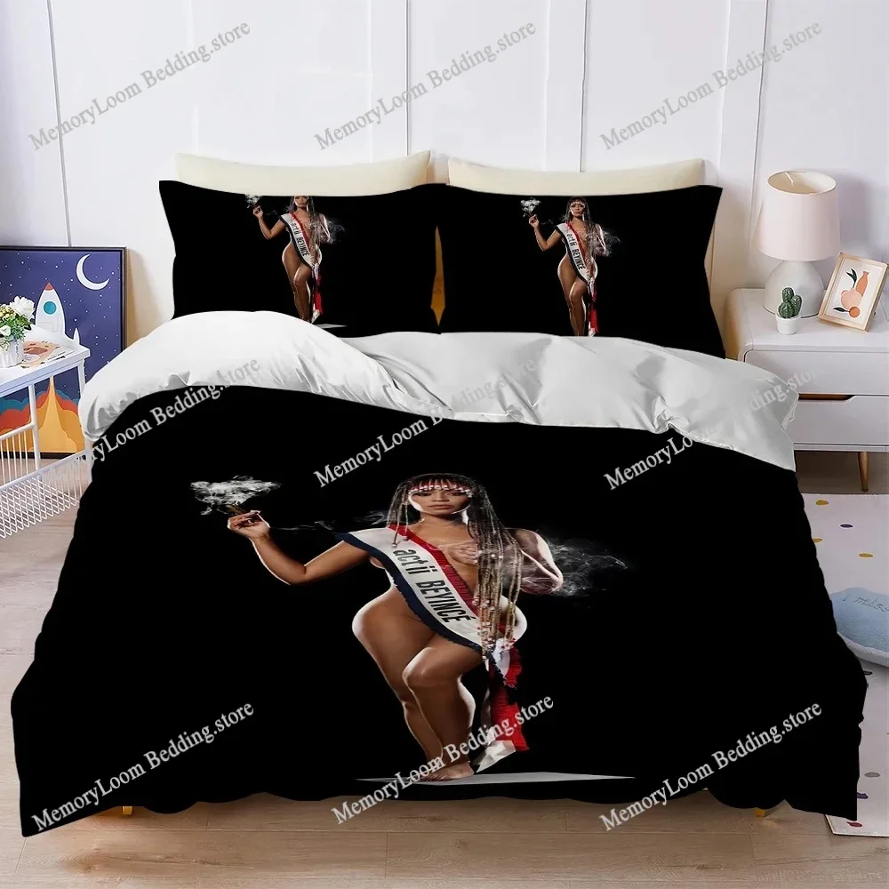

Singer Beyonce Cowboy Carter Duvet Cover Set Style Bedding Soft Laundry Cotton Bed Four Seasons Student Dormitory Home Textile