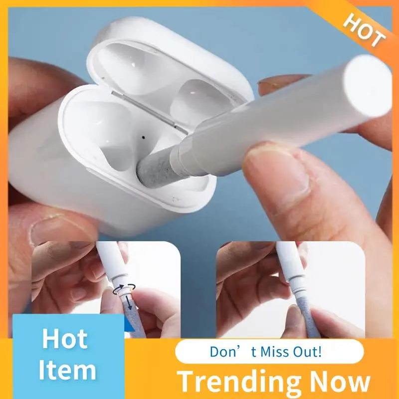 

A69X- Cleaner Kit For Pro Multi-Function Cleaning Pen With Soft Brush Flocking Sponge For Bluetooth Earphones C