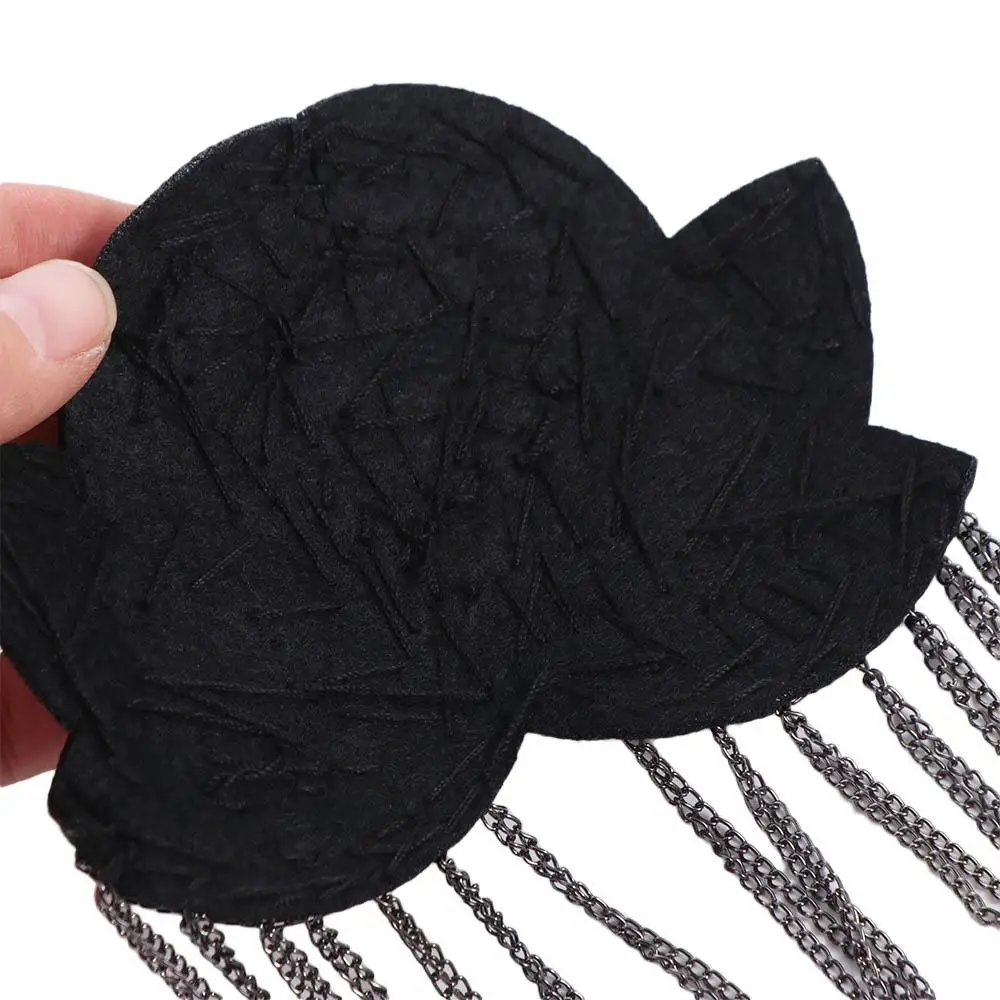 Exquisite Epaulets Shoulder Board Rhinestone Brooch Shoulder Flash Punk Pin Theatre Armband Cosplay